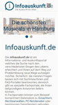 Mobile Screenshot of infoauskunft.de