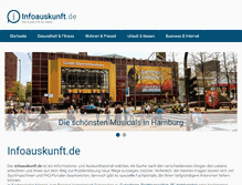 Tablet Screenshot of infoauskunft.de